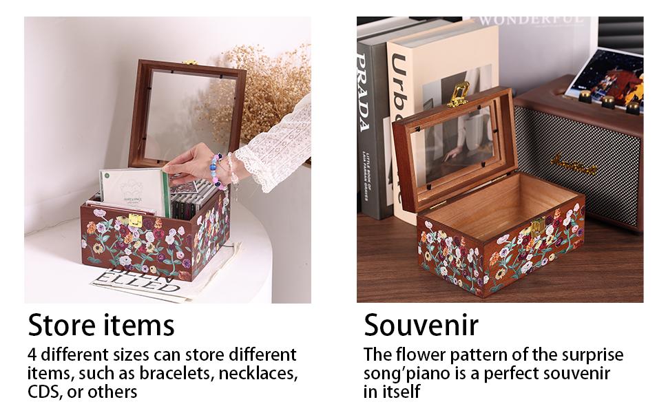 Taylor Storege box,as surprise song'piano Wood Storage Box with Lock, friendship bracelets/CD Storage Wooden Box, Large Retro Design Wooden Box for Keepsake, Jewelry pink  christmas  ribbon Slim Pre-Lit Artificial Pencil Tree cleaning  mop  bucket Cordles