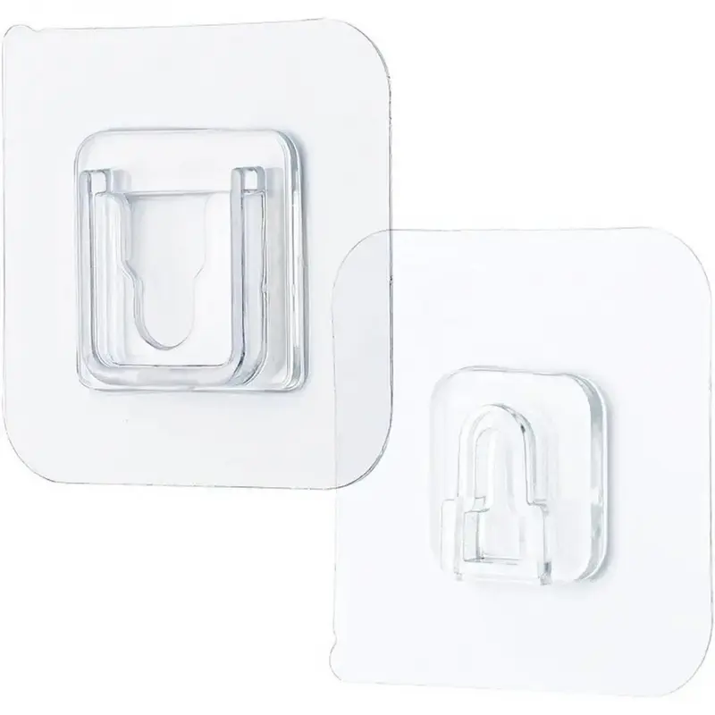 5/10/15 pairs Wall Hooks Hanger Double Sided Adhesive Suction Cup Sucker Kitchen Bathroom Wall Storage Holder Organizer