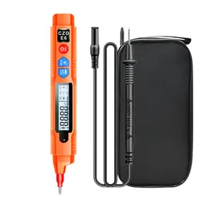 Czdang E6 Multimeter with Storage Case, 6000 Counts Auto Range, Multi-Functional Pen Meter, Ac/dc Voltage Tester, Ncv Function, USB Charging