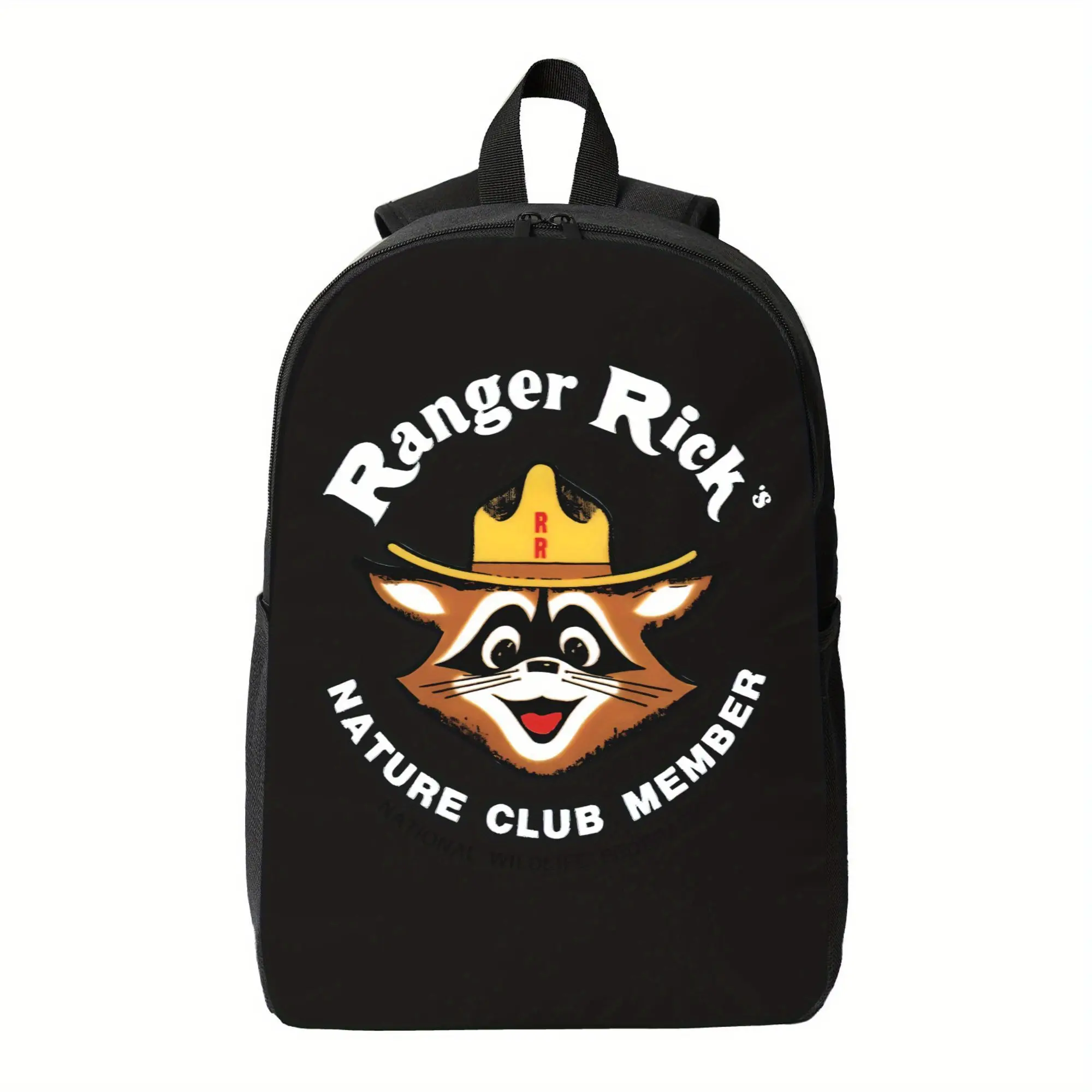 Ranger Rick Nature Club Backpack - Cute Cartoon Character Print, Durable Fabric, Suitable for College Students, Anime Fans, and Everyday Travel Use