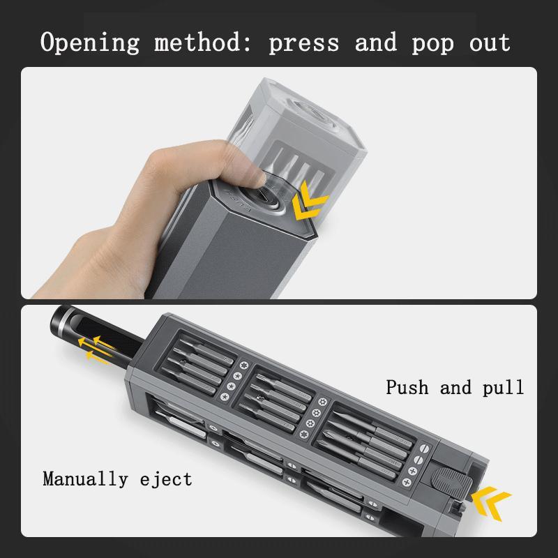 Electric Screwdriver Set, Rechargeable Wireless Precision Screwdriver with 5 Adjustable Levels, Multifunctional Maintenance Tool Combination Set, Cordless Power Screwdriver, Rechargeable Tools