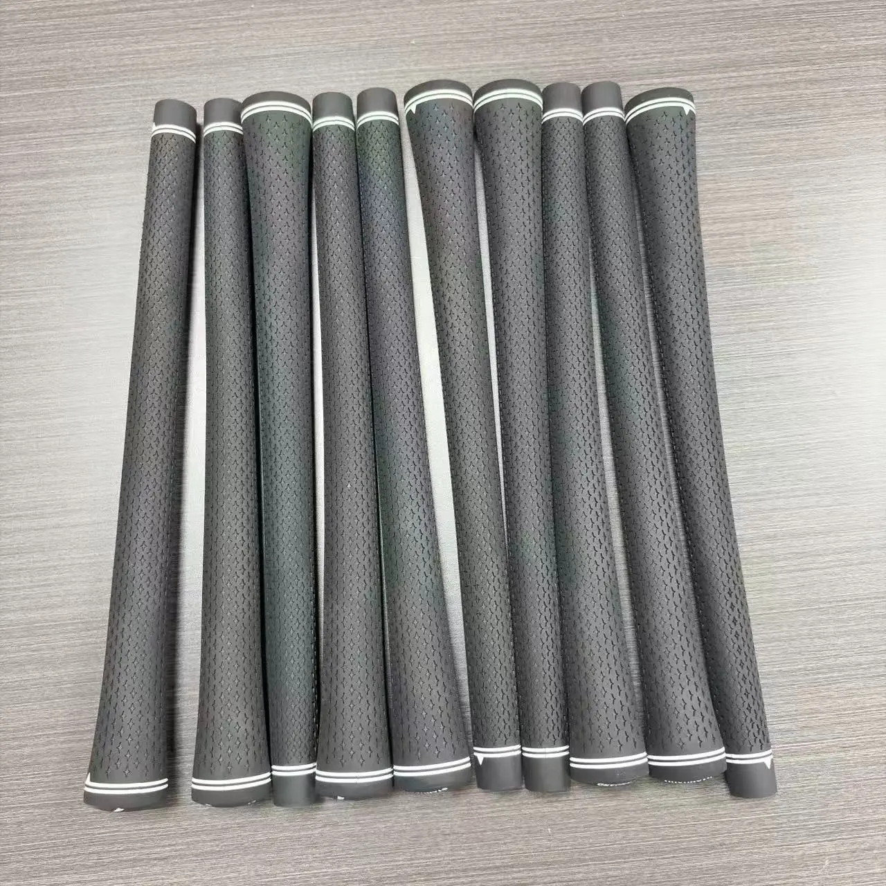 Super WVVX Golf Grips Standard/Midsize/Oversize 10pcs Black Rubber Golf Club Grips for Irons Woods Golf Accessory
