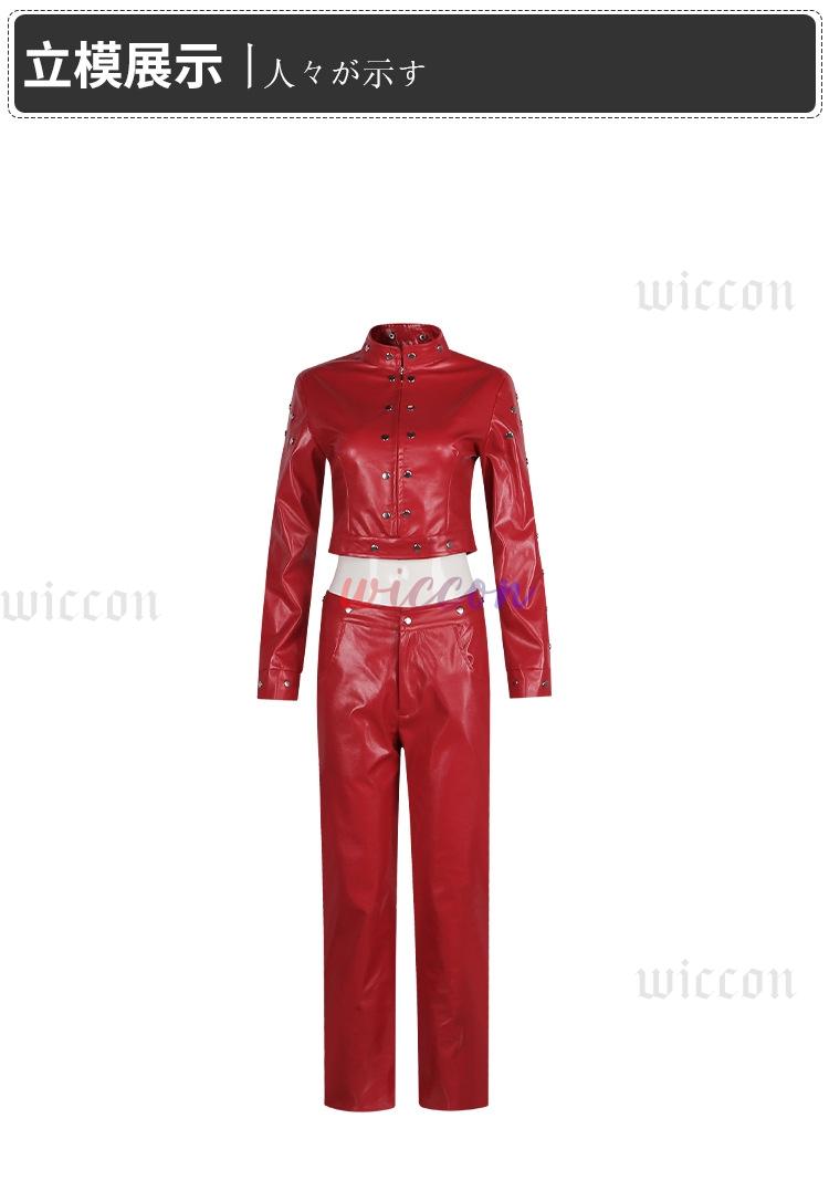 )(*Anime The Seven Sins Ban COS Costume PU Coat Party The Deadly Sins Costume Blue Wig Halloween Costumes Adult@COSSTORE COOL@!