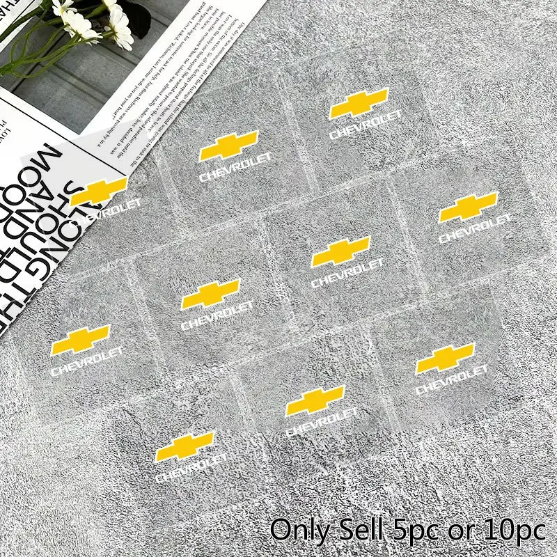 5/10pcs Fashion Creative Car Emblem Sticker, Car Body Decoration Sticker for Chevrolet Spark, Captiva, Cruze, Malibu, Equinox, Trax, Camaro, Bolt