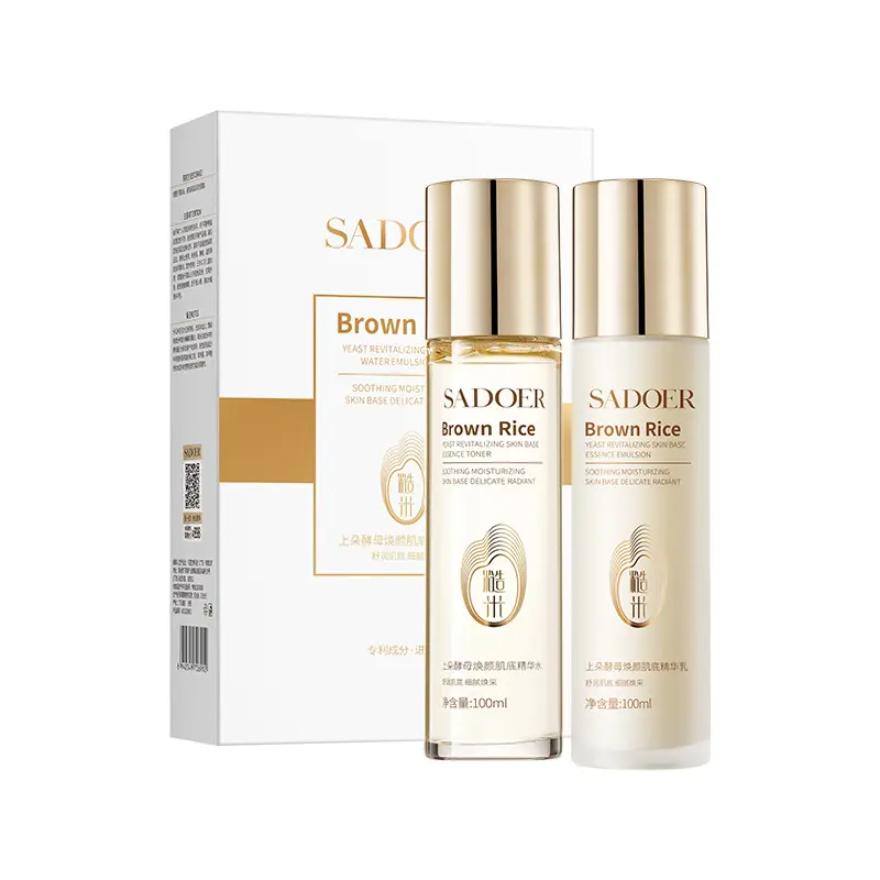 Season Rescue Yeast Face Toner Lotion Duo, Deep Hydration Relieve Dryness Plump Glowing Hydrating Skin Care Set