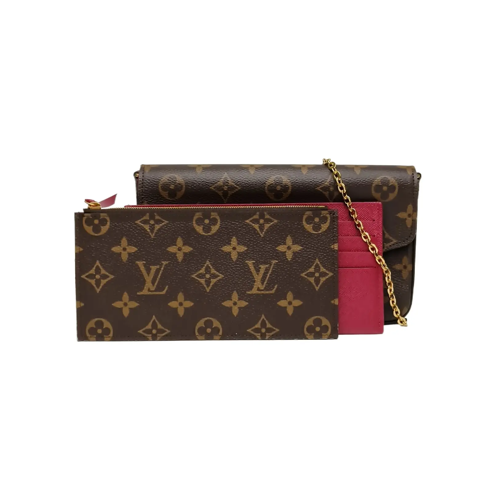 Pre-owned Louis Vuitton 【alea】LOUIS VUITTON POCHETTE FELICIE Felice P236375172