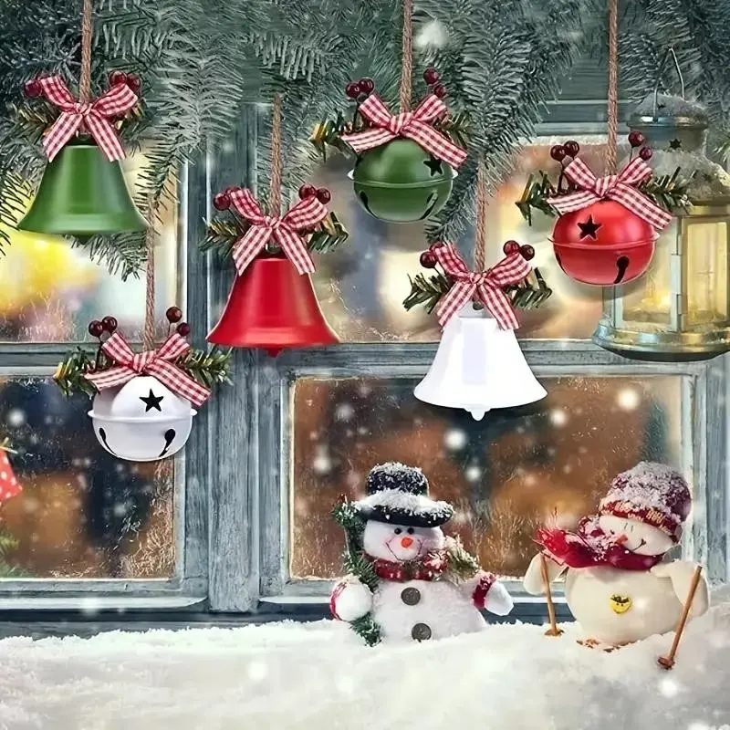 8 Sets of Christmas Bells in Different Styles, Jingle Bells, Multifunctional Christmas Tree Ornaments, Exquisite Christmas Decorations