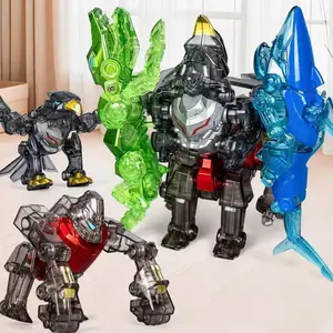 2026 hot item 2in1 Mantis/Scorpion Transformation Robot Toys Multi-joint Simulation Animal Deformation Robot Educational Toy for Children Gift