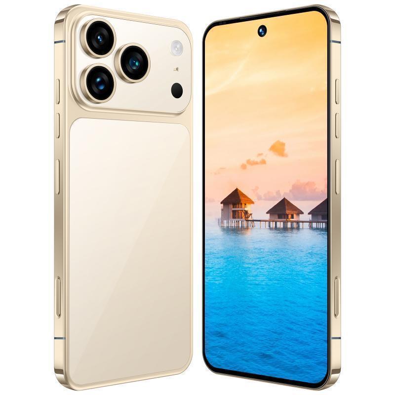 17promax I17ProMax A17 PRO MAX Android Smartphone, 7.3 Inch Dual 108MP+78MP Cameras, Long-Lasting 8000mAh Battery, Fast Charging, OTG Function, Facial Recognition Unlocking,  12GB RAM +512GB ROM, 5G Network, Unlock Cellphone smart phone