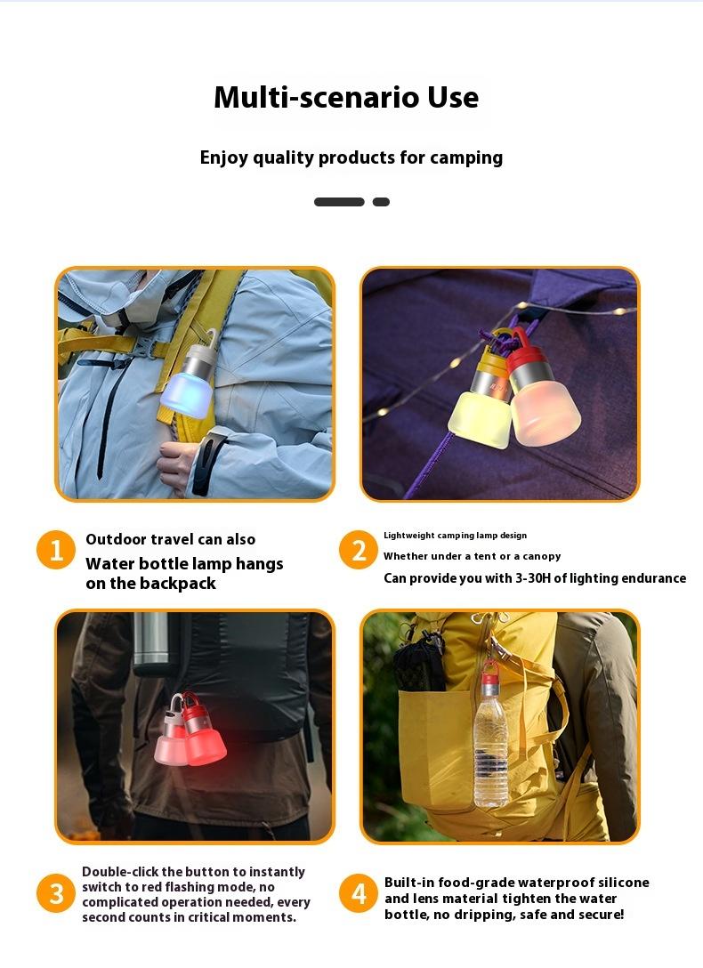 fast shipping items Bright LED Emergency Lanterns Lightweight and portable, tent party, outdoor lighting, romantic atmosphere, creative multi-functional color water bottle light, camping outdoor atmosphere light, flashing signal mode, waterproof, long b fast shipping items Bright LED Emergency Lanterns Lightweight and portable, tent party, outdoor lighting, romantic atmosphere, creative multi-functional color water bottle light, camping outdoor atmosphere light, flashing signal mode, waterproof, long b
