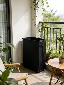 Minimalist Standing Dirty Clothes Bucket, Waterproof Fabric, Balcony Bedroom Gap Storage Solution, Essential Organizer