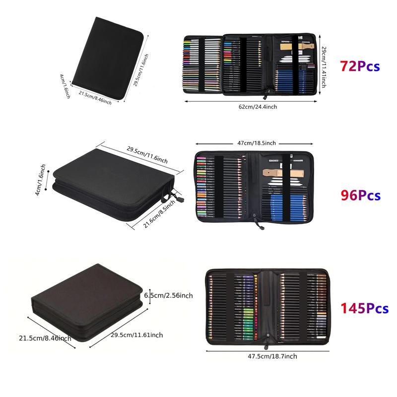 Drawing Sketching Coloring Set, 1 Set Professional Soft Core Colored Pencils, Sketch & Charcoal Pencils, Art Drawing Supplies for Artists Adults Beginner