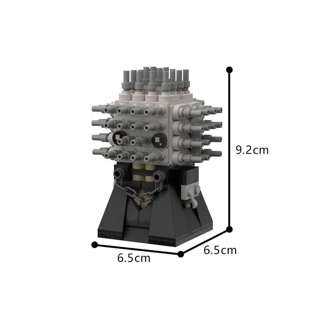 MOC Building Blocks Kit Cartoon Figures Characters Bricksheadz Collection Bricks Model Horror Movie Characters Assemble Toy Gift popular