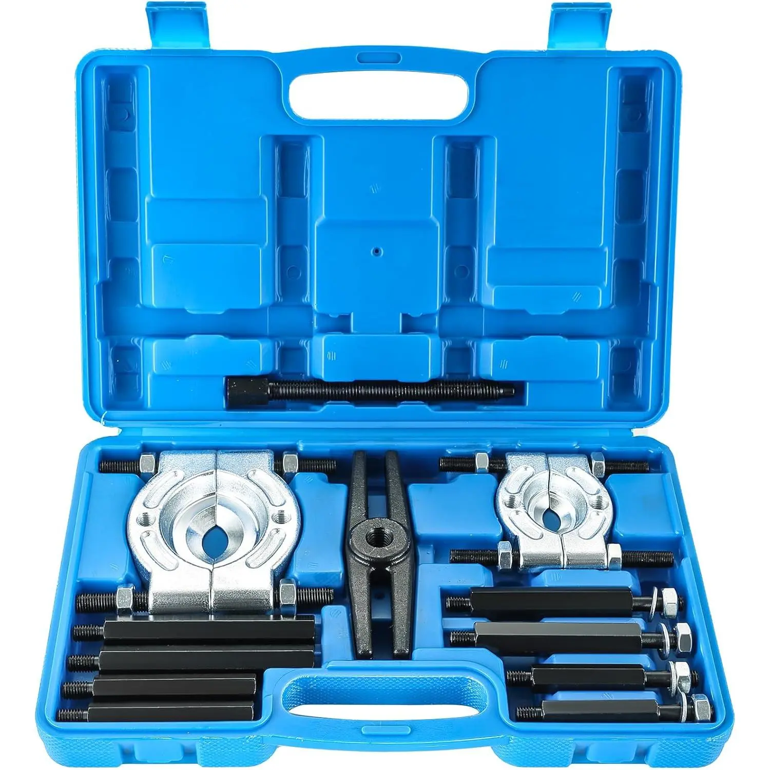 Bearing Puller Set, Heavy Duty Bearing Separator Kit with 2" and 3" Jaws, Wheel Hub Axle Puller Set Bearing Splitter Puller Kit Pinion Wheel Bearing Removal Kit