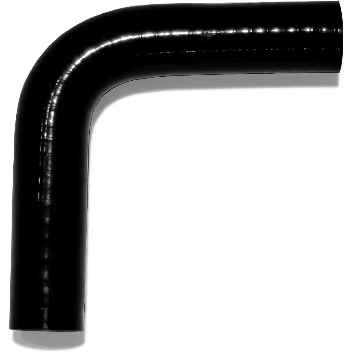 Automotive 90-Degree Elbow Hose Coupler, 3/4" (19mm) ID, 4" (102mm) Length, 4-Ply Reinforced, High Temp Res., for Turbo Systems, Standard Piping, Cold Air Intercooler, Radiator Hose