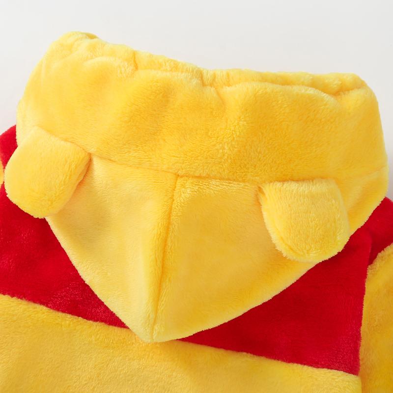 Baby Boys Girls Animal Costume Flannel Rabbit Costume Role Play Hooded Long Sleeve Pajamas Rompers Cosplay Jumpsuits Baby Costumes Cute Animal Outfit Funny Monster Costume Gift