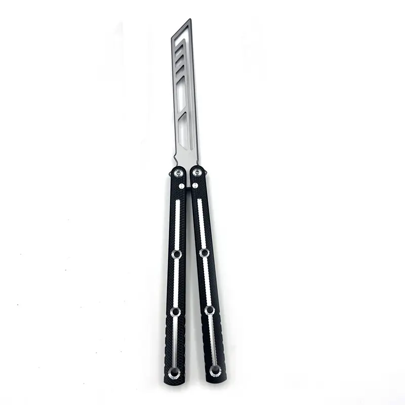 Aluminum Alloy Training Tool, Unsharpened Knife Practice, Lightweight Cs:go Style, Stress Relief Toy, Safe Foldable Cool Prop