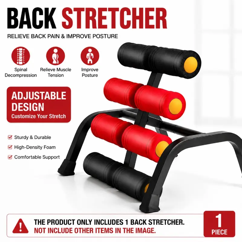 Mini Inversion Trainer, Back Stretcher & Abdominal Trainer, Multifunctional Home Fitness Equipment, Yoga Stretching Device, Full-Body Exercise Aid, Suitable for Back and Neck Stretching Training