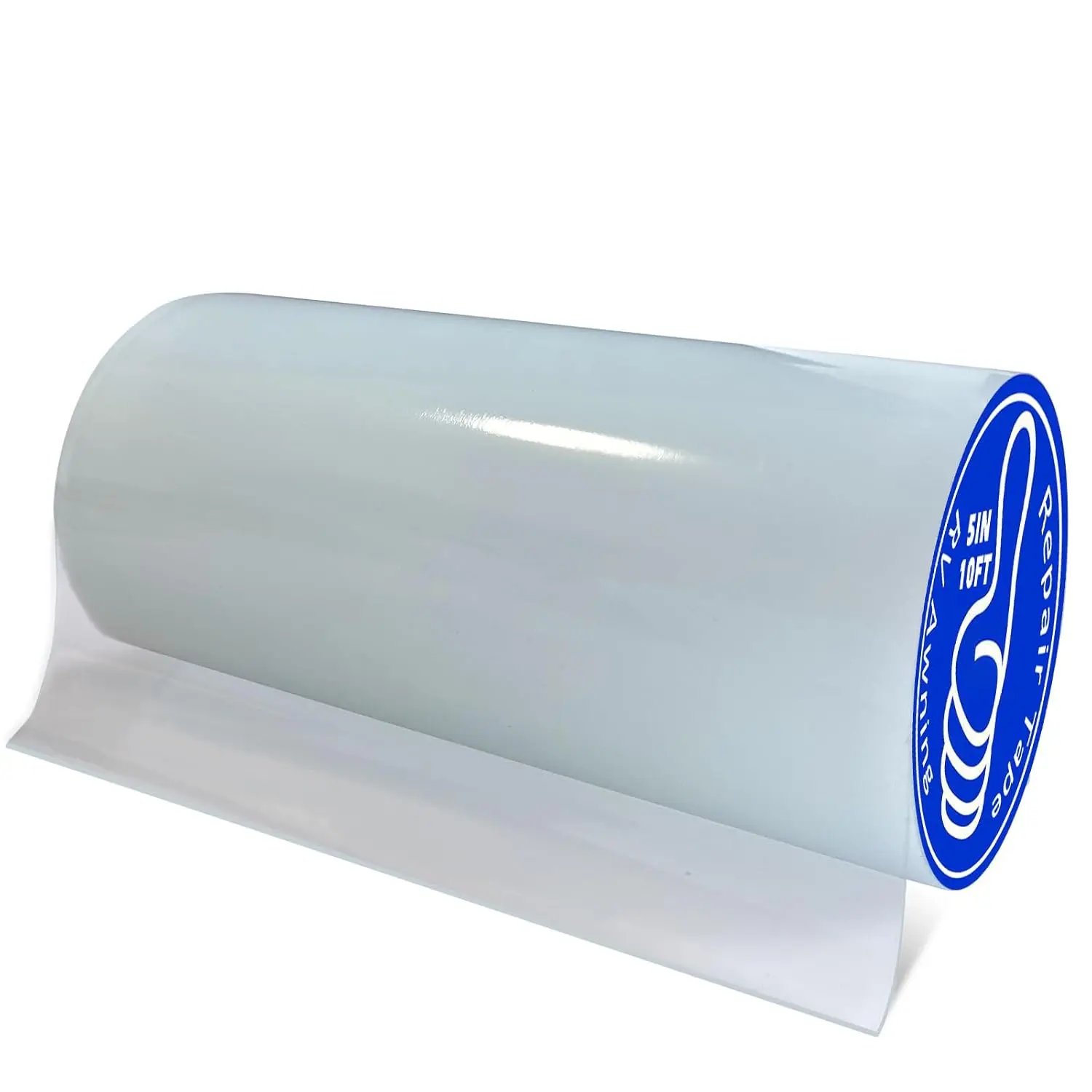 Clear Waterproof Repair Tape 5 Inch x 10FT, Duty Vinyl & Tarp Patch Tape for Tent, RV Awning, Boat Cover, Sail, Underbelly, Inflatable and Repairs