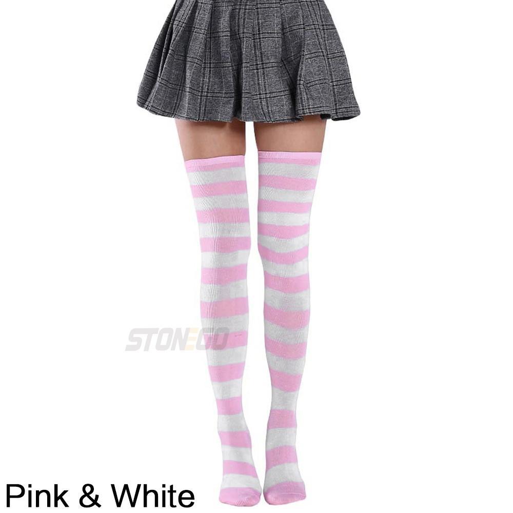 Fashion Leg Women Socks Over Knee Socks Solid Warmers Knee High Socks 5 Colors Optional