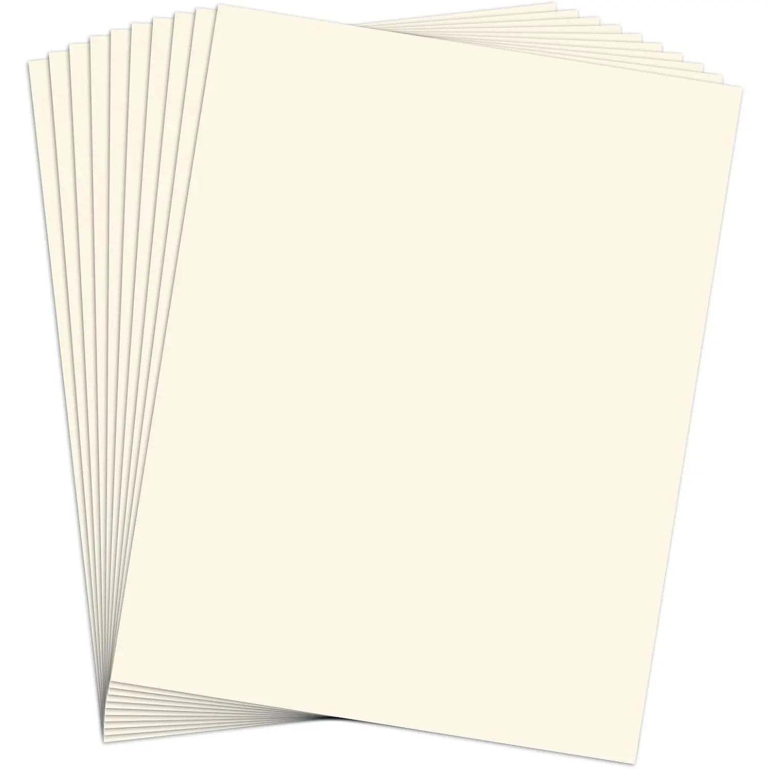 110 lb Cardstock Cream Thick Printing Paper 8.5 x 11 |  24 Sheets 300 gsm  CardStock Thick Paper for Printing Invitations, Menus, Poster, Diploma