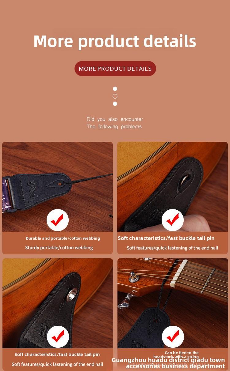 5CM Guitar Embroidered Strap Folk Style Unisex Crossbody Shoulder Strap Crossbody Bass Strap Musical Instrument Accessory