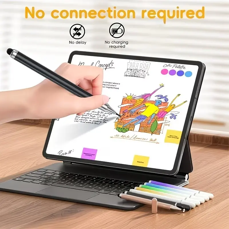 2pcs Capacitive Touch Pen, Stylus Pen for Touchscreen, Compact Size, Suitable for Smartphones, Tablets, Writing, Drawing, Ideal for Digital Artists and Students