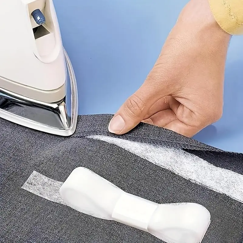 Easy DIY Iron-On Hem Tape, Seamless Fabric Adhesive, Quick Repair for Pants and Shorts, Seamless Edge Fix Solution