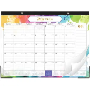 2026-2027 Desk Calendar - July 2026 - December 2027, 14.6" x 11.4" 2026-2027 Calendar, 18 Months Desk Calendar, Desk Pad, Colorful