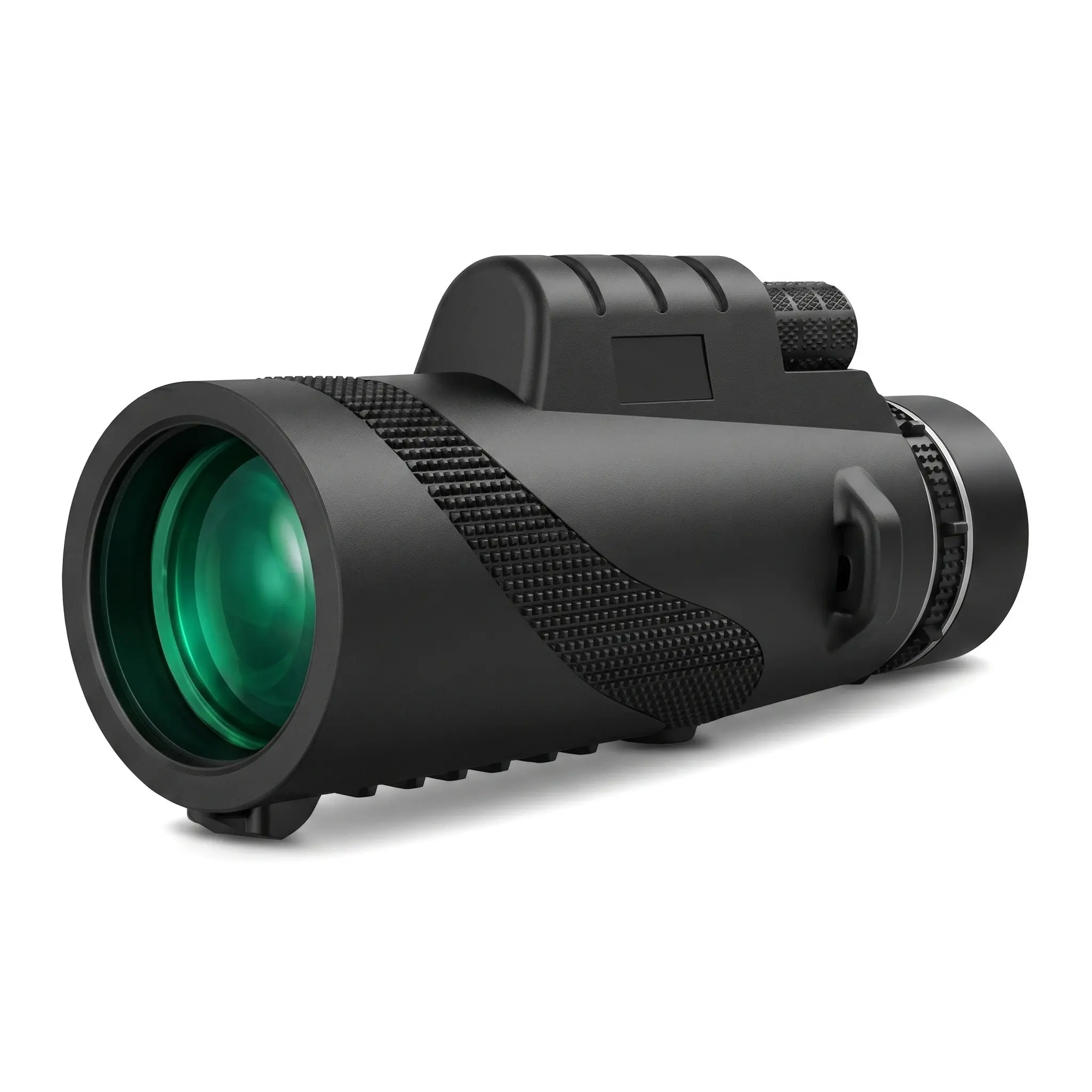 10x42 Single-Power Monocular Telescope, Wave Design, Comfortable Grip, Clear Imaging, High-Definition, Anti-Slip Texture, Ideal for Concerts, Outdoor Adventures, Students, Outdoor Monocular Telescopes