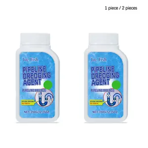 Drain Unblocker Powder (350g/350g*2), Quick Drain Cleaning, Kitchen Toilet Sink Unblocker, Dissolves Clogs, Prevents Blockages