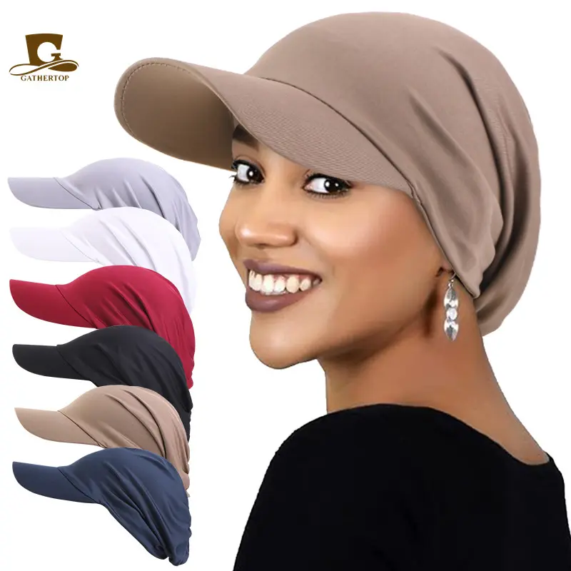 2PCS Random Summer Cap, Headscarf Cap, Sunshade Baseball Cap, Outdoor Sun Cap