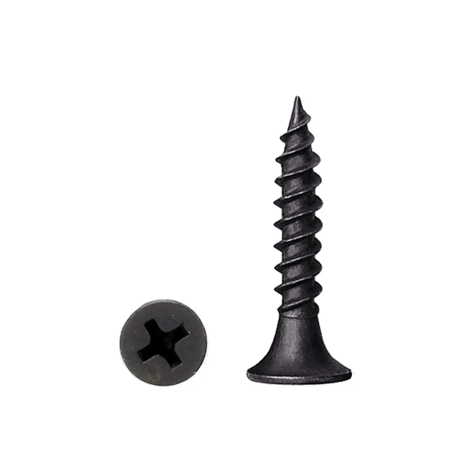 #6 x 5/8" Flat  Self-Tapping  Screws for Thin Stock (100PCS) | For thin panels under 1/2". Works with small hinges, light trim, and cabinet backs. Flat  sits flush with the surface.