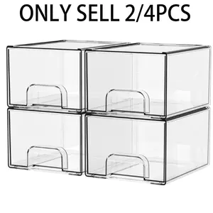 2-Piece Stackable Bottle Organizer Set, Essentials | BPA-Free Space Saving Storage Bottle Holders | Perfect for Baby Bottle Drying Rack, Makeup, Vanity, Bathroom & Pantry | Christmas Gift Idea