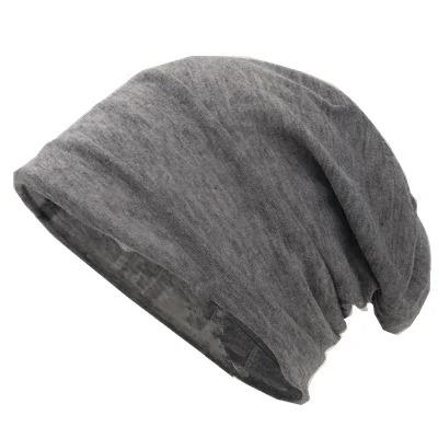 Unisex Knitted Winter Cap Solid Color Hip Hop Slouch Skullies Beanie Casual Hat for Women Men