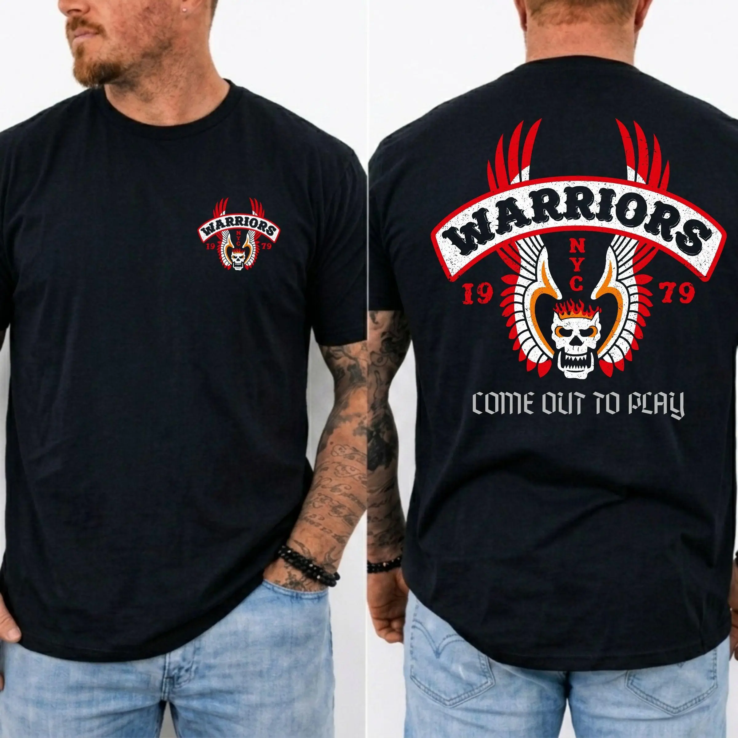 The Warriors Shirt, Vintage 1979 Cult Movie Graphic Tee, Come Out To Play Retro Gang Movie T-Shirt, Classic Film Fan Gift, MADE IN USA