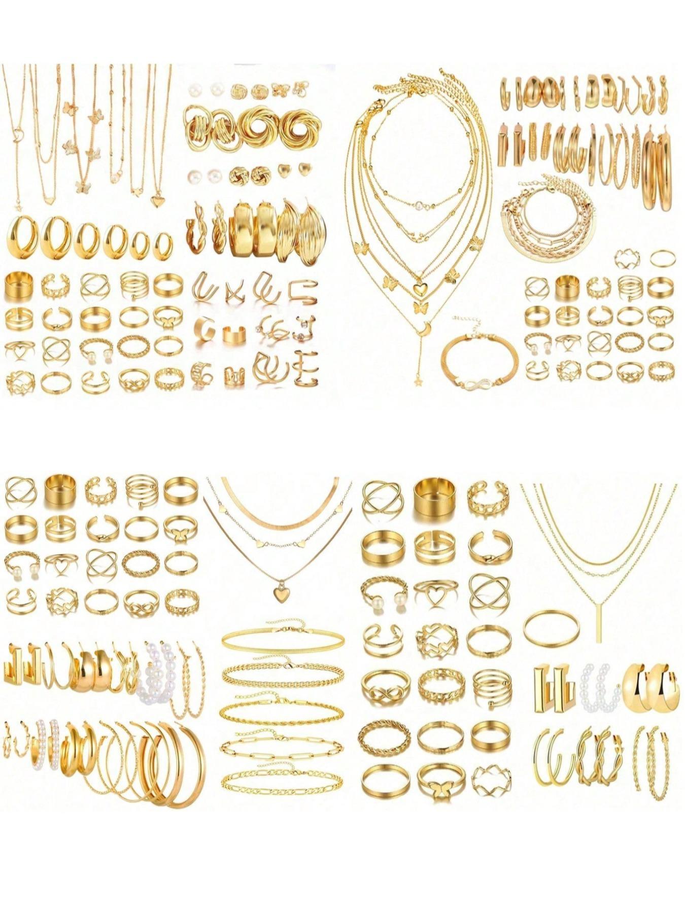 Women's Elegant Vintage, Fashion Jewelry for Party, Daily Clothing Decor, Trendy All-match & Exquisite Jewelry for Birthday Gift, Fashionable Jewelry Set