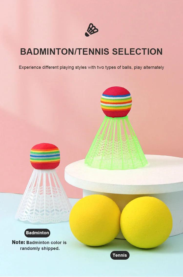 Children's Tennis Badminton Racket Set Outdoor Sports Toy for 3-12 Year Old Kids Kindergarten Play Badminton Tennis Racket Set