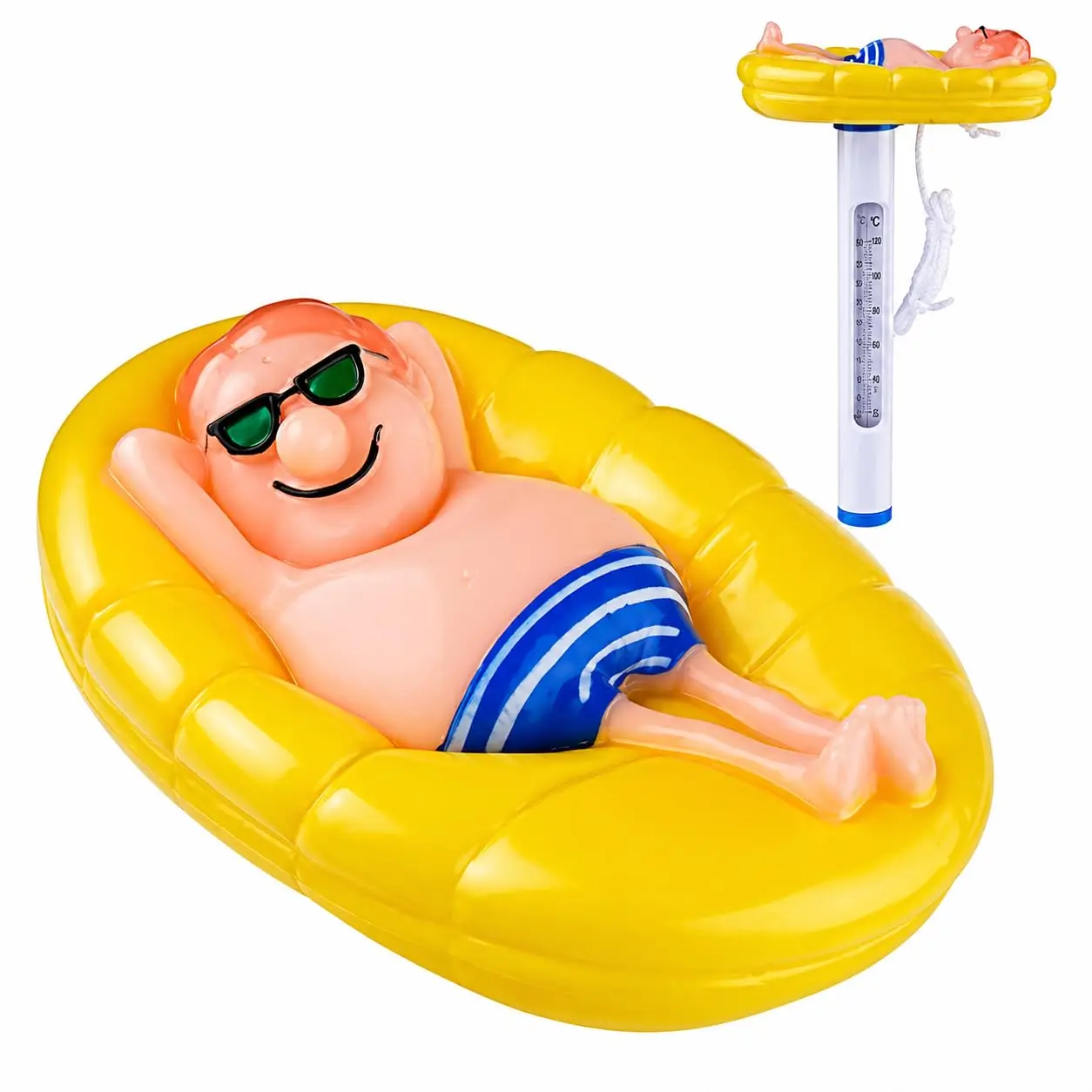 Pool Thermometer Large Floating Water Temperature Thermometers with String, Water Thermometer Aquarium,for Outdoor & Indoor Swimming Pools, Spas, Hot Tubs, Aquariums & Fish Ponds