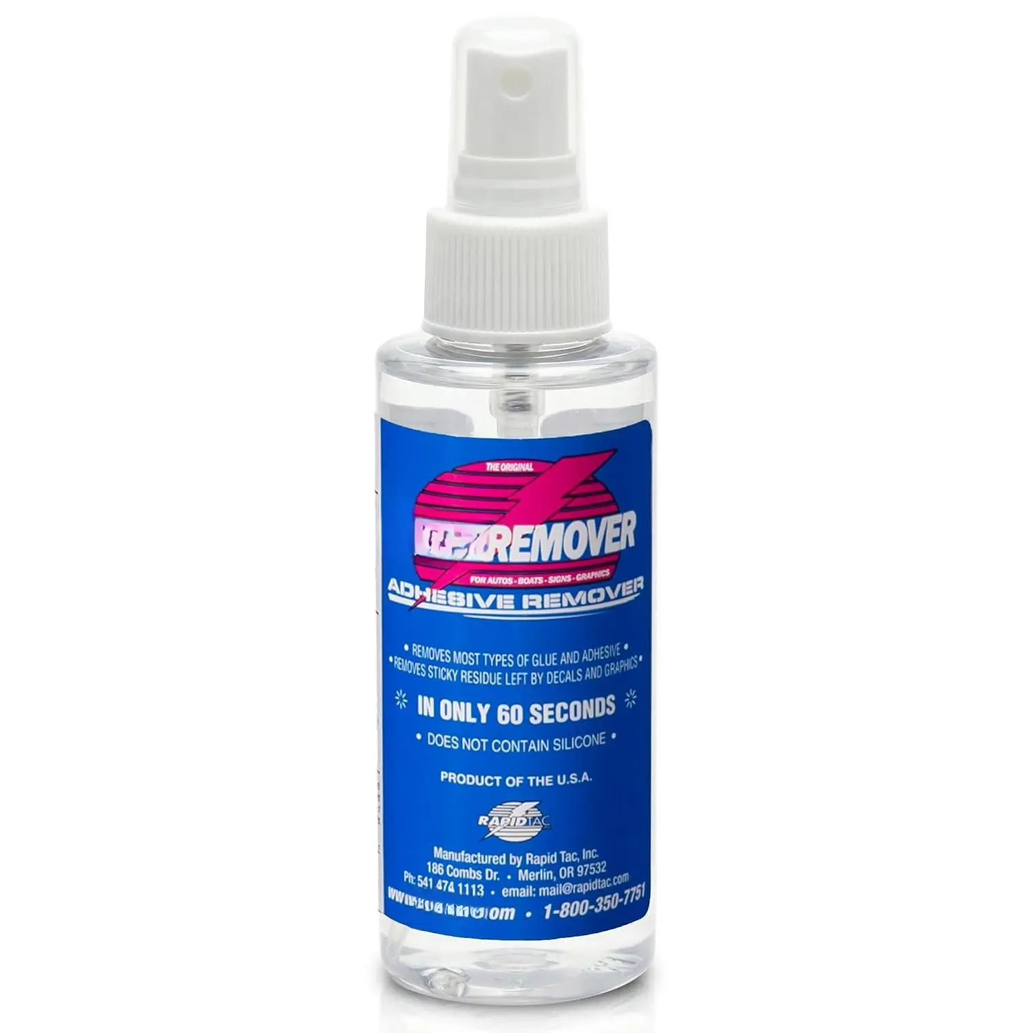 Remover Adhesive Remover 4oz Sprayer | Removes  Adhesives in 30–60 Seconds | Safe Water-Soluble Formula | Cold Weather  | for Vinyl Wraps, Graphics, , and Stripes