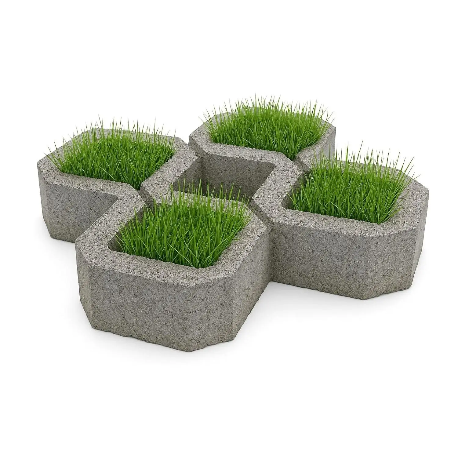 Concrete Grass Pavers Breeze Block Paving Bricks Mold ABS 2mm Parking Plastic Mold