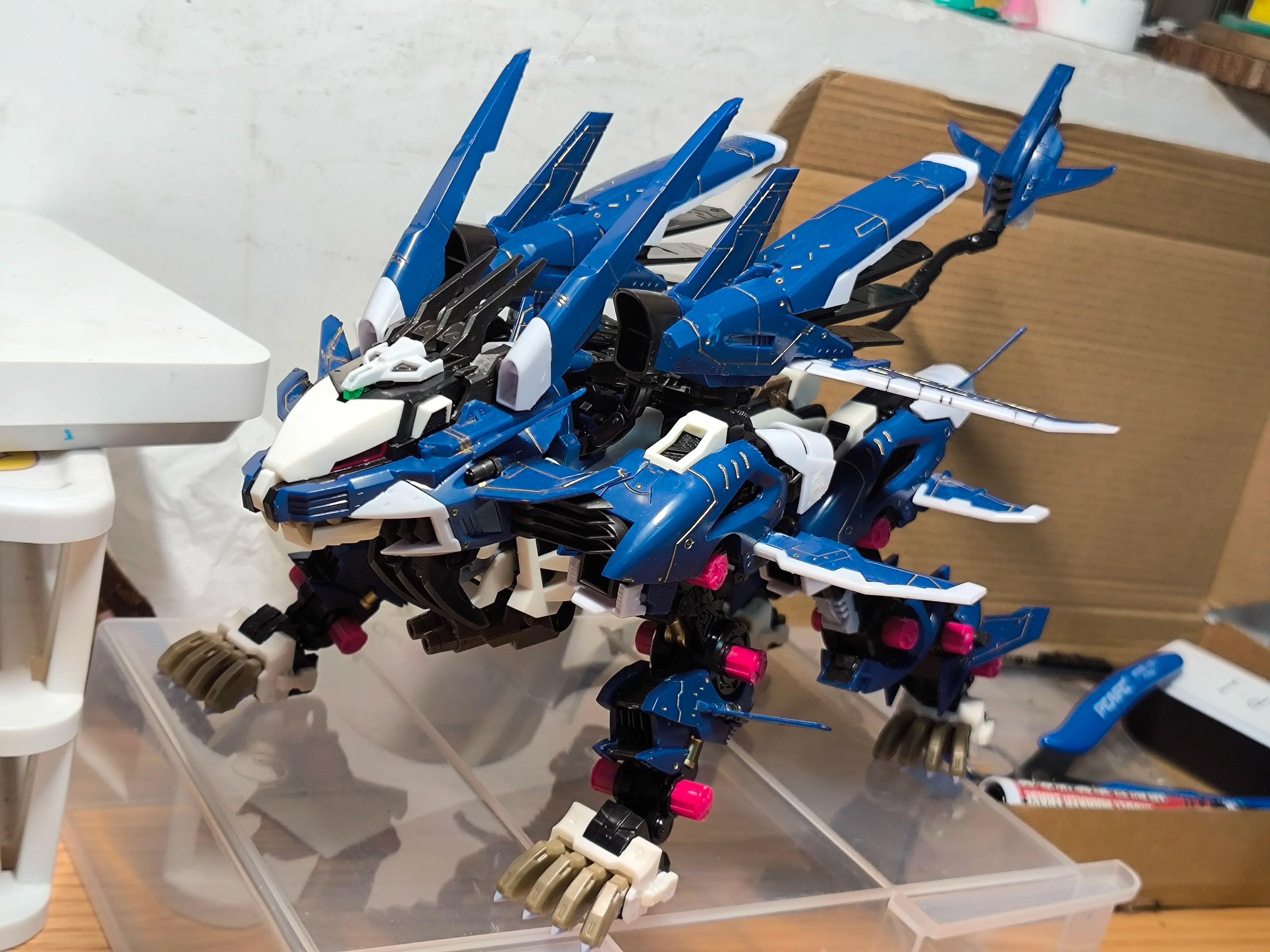 In Stock Hot Anime Zoids Bt Model Js003 Rpz-028 Blade Liger Bang Ver. 1:72 Scale Full Action Figure Model Christmas Gifts