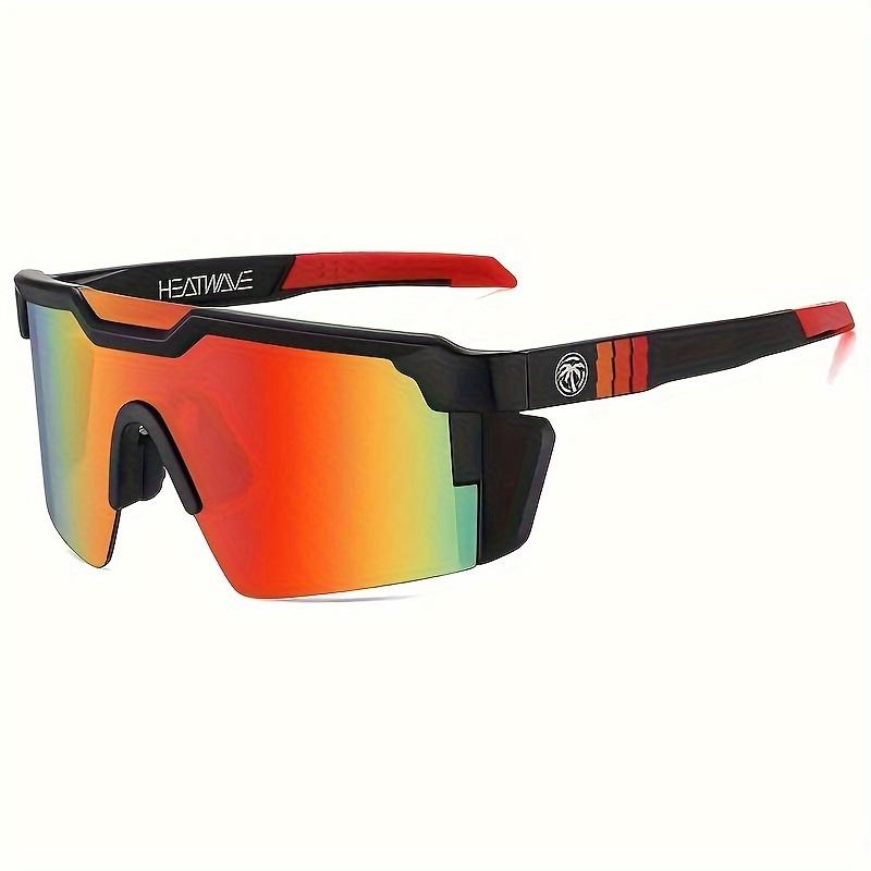 4 Pairs of Stylish Retro Sports Glasses for Men & Women - Black Frames with Colorful Lenses, Ideal for Outdoor Adventures & Everyday Use