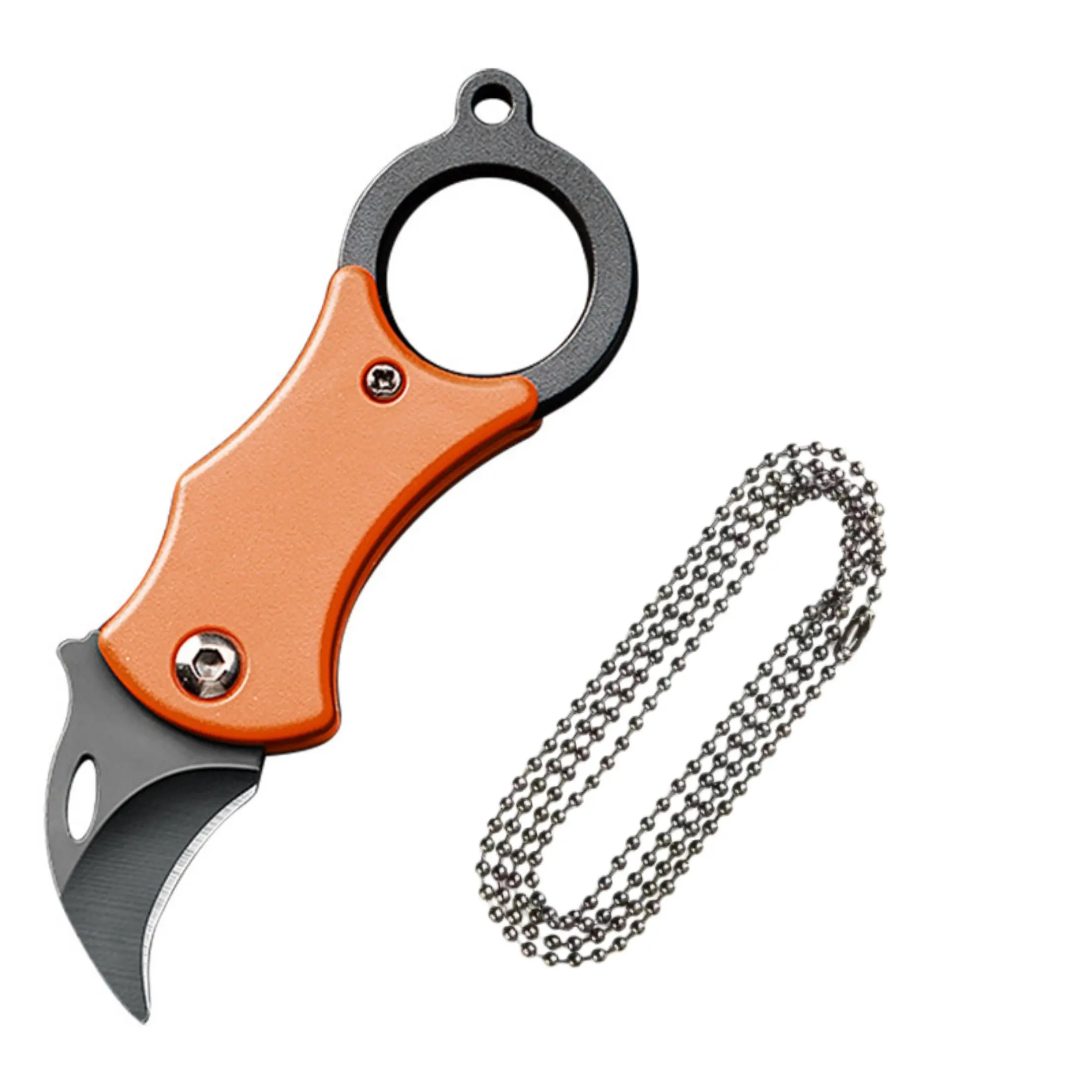 Mini Claw Knife, Portable Folding Utility Knife, Keychain Pocket Knife, Necklace Knife, Unboxing Fruit Knife, Outdoor Survival Tool, Camping Survival Tool, Survival Gear