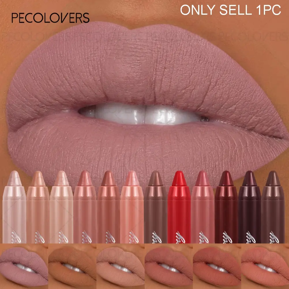1PC Waterproof Matte Lipstick Pen, Sexy Moisturizing Hydrating Lip Stick Lip Product - Long-Lasting Wear, Smudge-Proof, Ideal for Creating Charming Long-Lasting Lip Makeup, Perfect Gift Choice