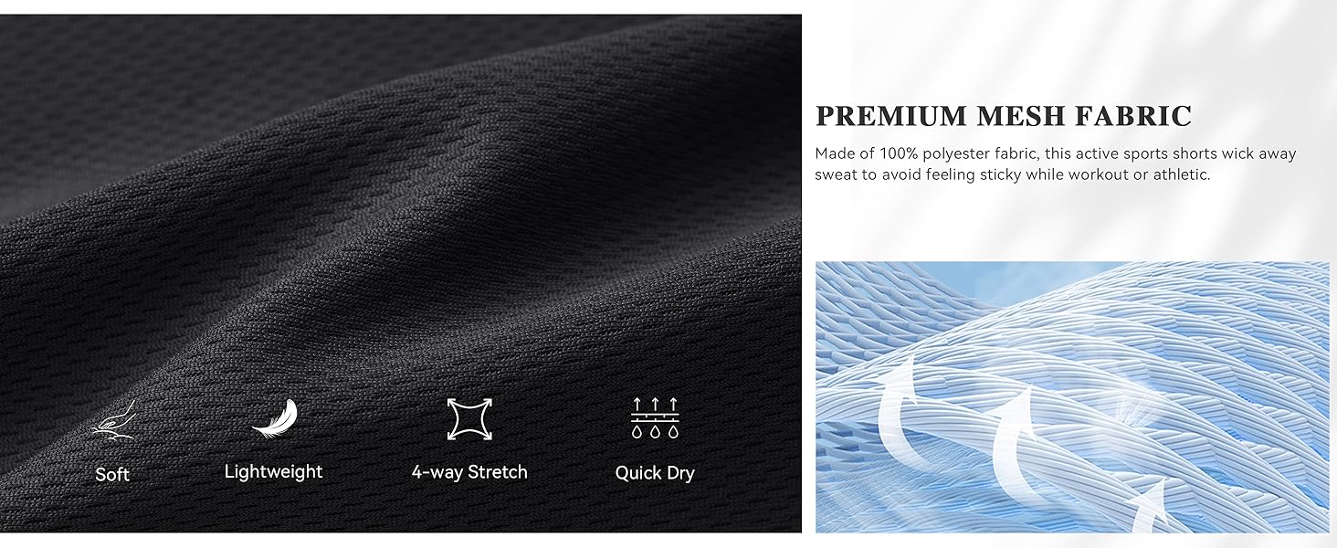 Men's Athletic Shorts with Pockets 11" Long Basketball Shorts Lightweight Quick Dry Gym Workout Shorts for Men