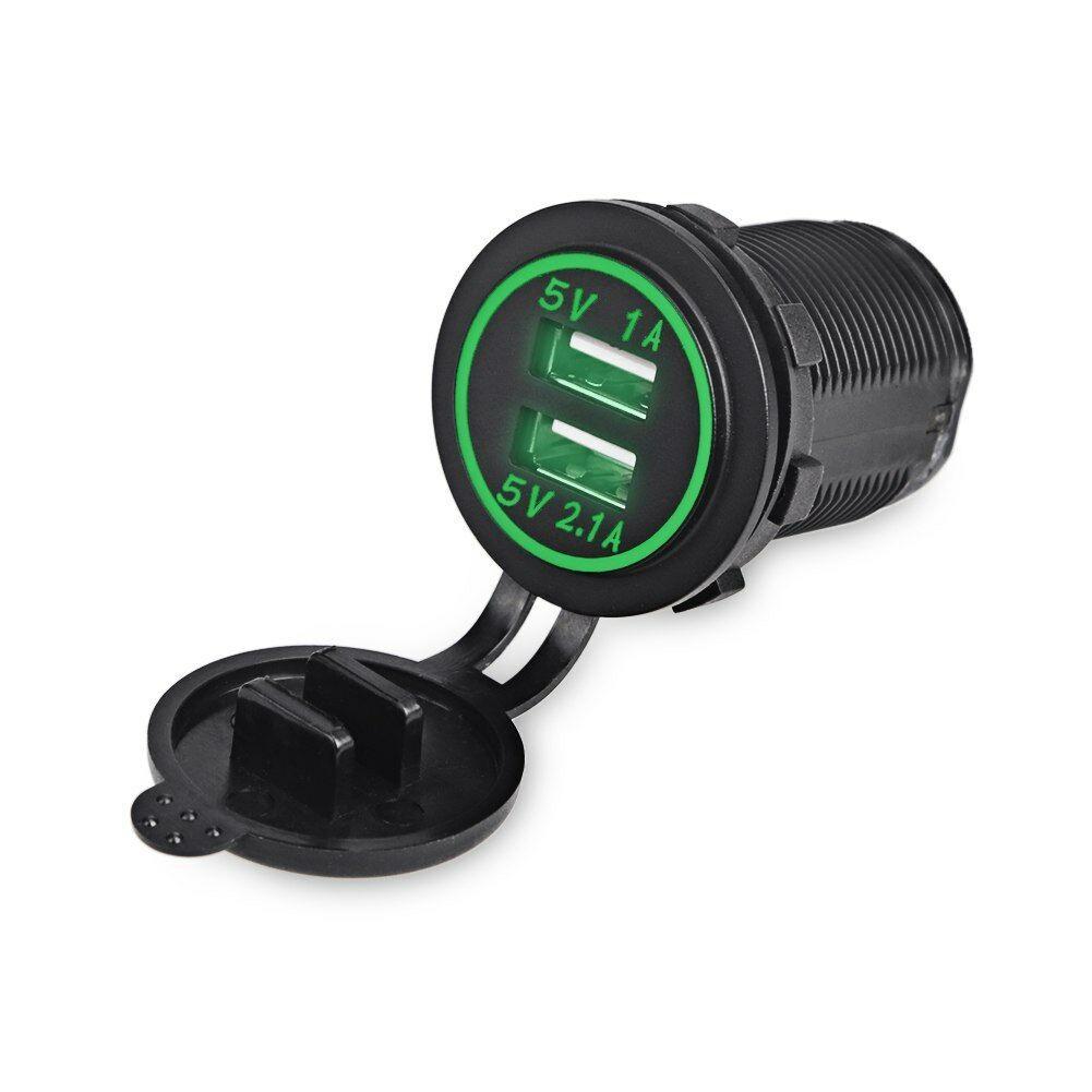 Car charger for cars, motorcycles, modified universal dual-port fast car charger accessories