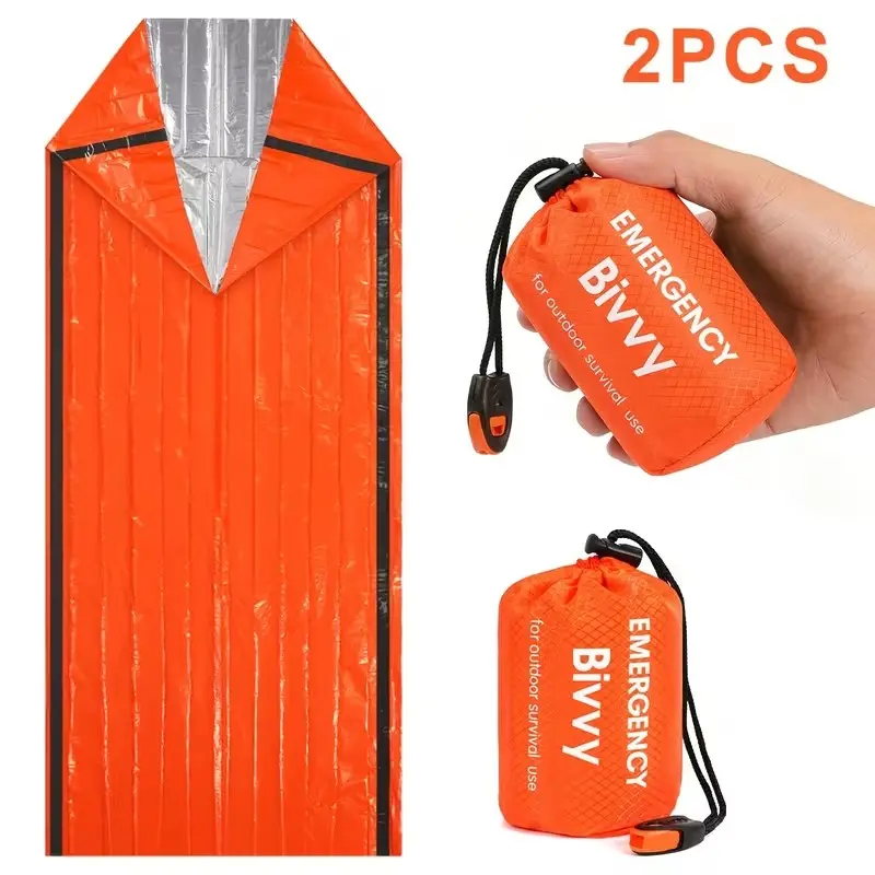 2-Pack Outdoor Insulated Sleeping Bags, Portable Waterproof Lightweight Gear, Ideal for Camping and Hiking, Pe Material