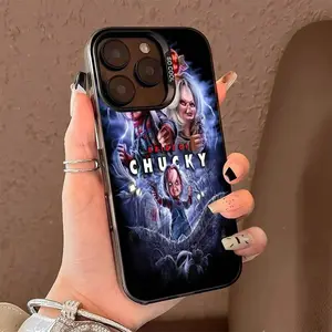 Hot Chucky Cartoon Horror Doll Colorful Smartphone Casing, Cellphone Accessories Color Back Cover for iPhone 17 Air, 16, 15, 14, 13, 12, 11 Pro Max Plus