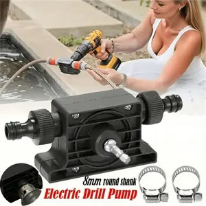 The latest upgraded household mini self-priming pump, suitable for various scenarios. It features a manual drill bit-driven direct water pump, diesel pump, self-priming centrifugal pump, portable manual water pump and small household water pump.
